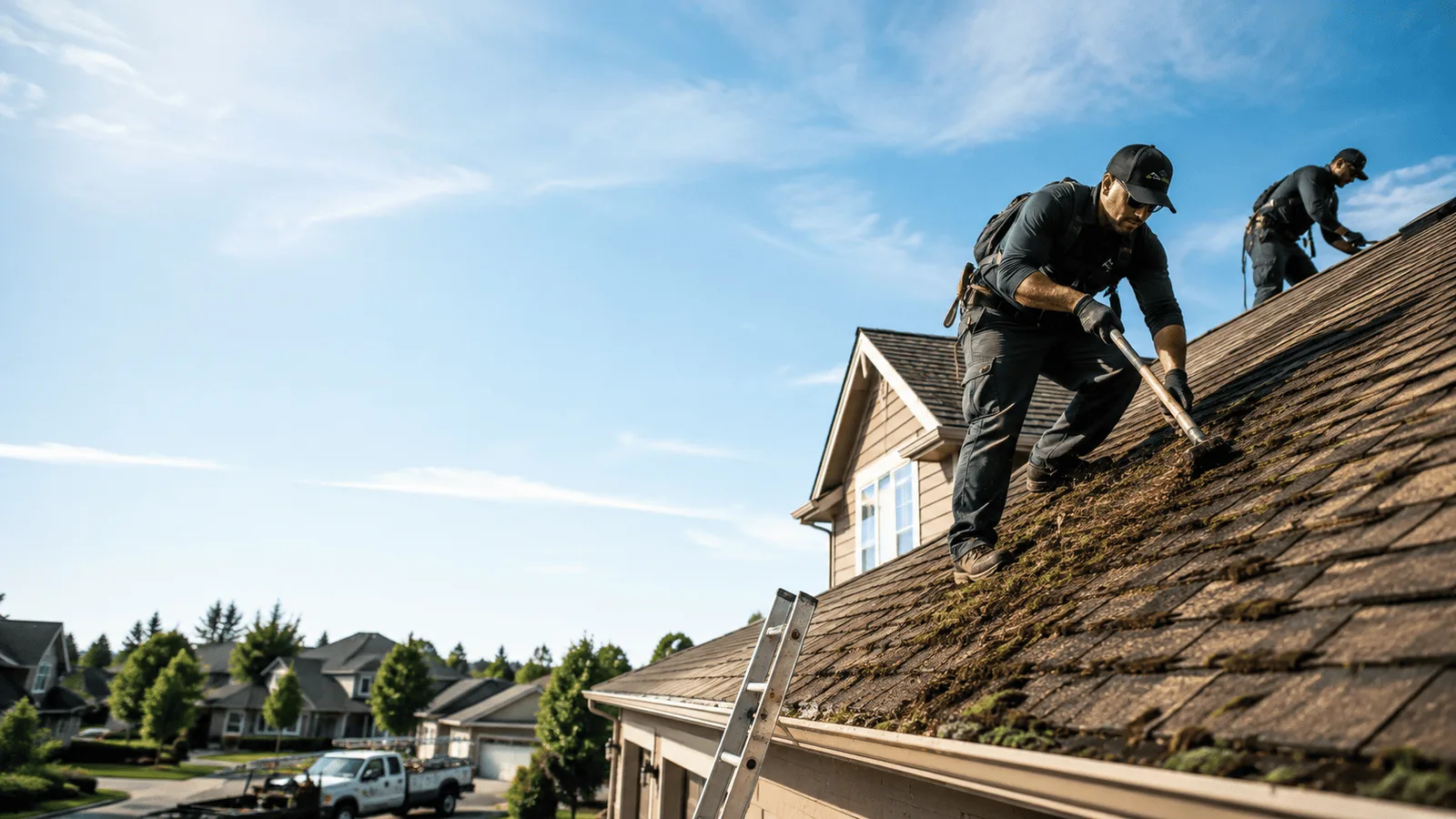 Roof Moss Removal in Mount Laurel, NJ near me